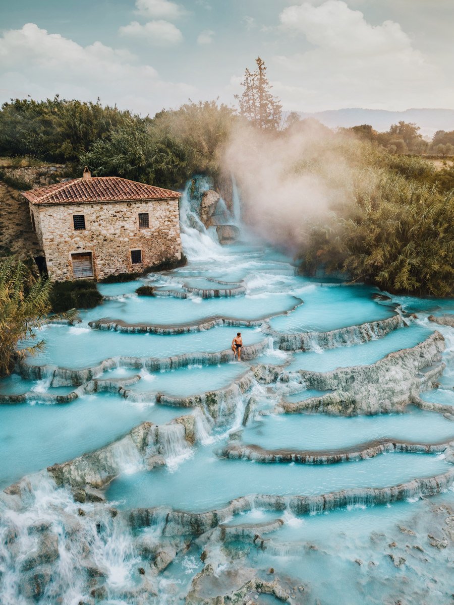 Terme di Saturnia in Tuscany mineral springs